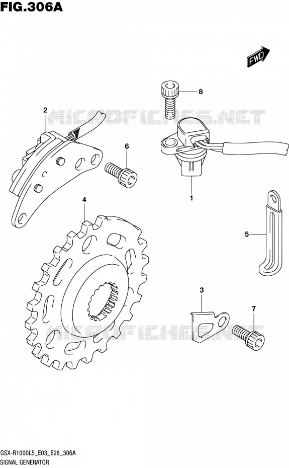 ALTERNATOR Suzuki MOTO 1000 GSX-R 2015  GSX-R1000 L5 (E03,E28,E33)