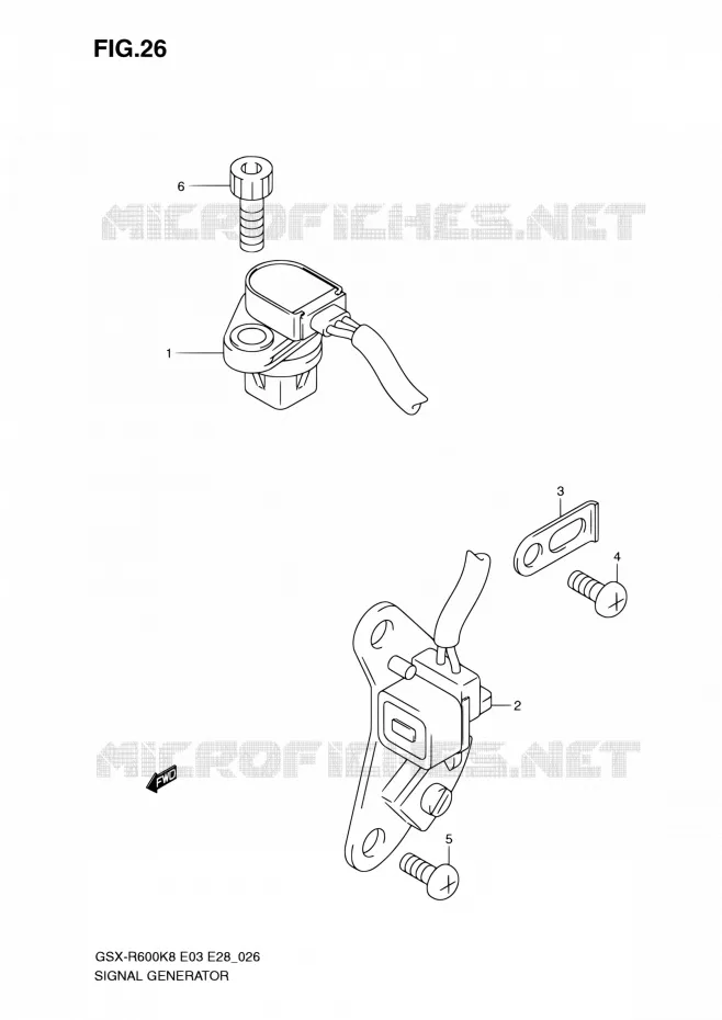 ALTERNATOR Suzuki MOTO 600 GSX-R 2010  GSX-R600 L0 (E03,E28,E33)