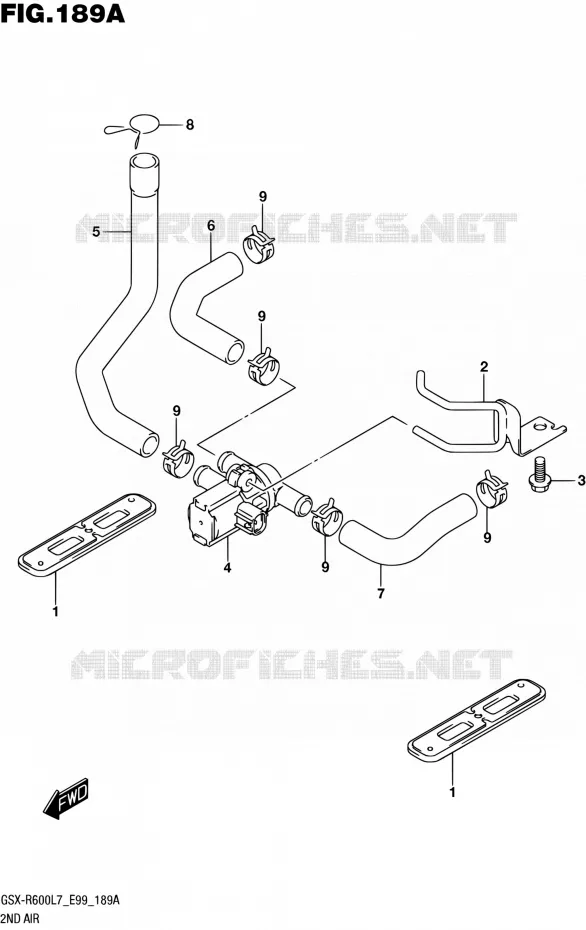 ANTI VERVUILINGS SYSTEM Suzuki MOTO 600 GSX-R 2017  GSX-R600 L7 (E99)