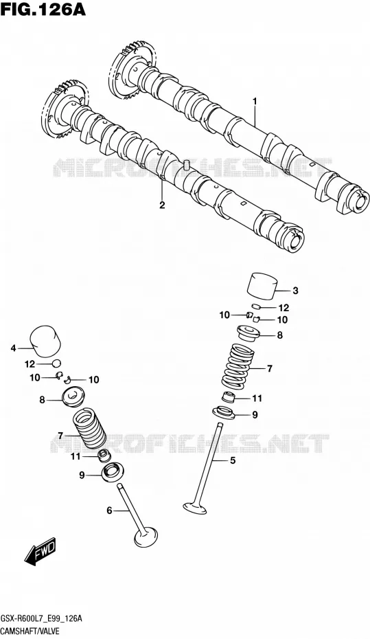 NOKKENAS - VALVES Suzuki MOTO 600 GSX-R 2017  GSX-R600 L7 (E99)