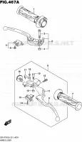 HANDGRIPS - LEVERS VERING/REM/WIEL 750 suzuki-motorfietsen GSX-R 2016 12210047