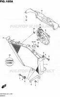 RADIATOR MOTOR/TRANSMISSIE 750 suzuki-motorfietsen GSX-R 2016 12210019