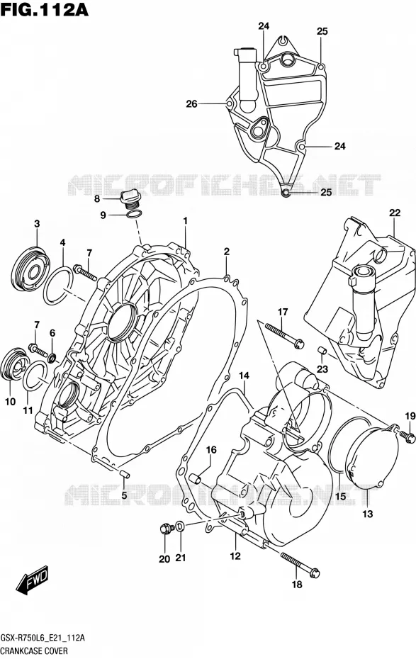 CASING Suzuki MOTO 750 GSX-R 2016  GSX-R750 L6 (E21)