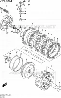 KOPPELING voor Suzuki INAZUMA 250 1995