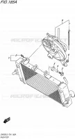 RADIATOR voor Suzuki INAZUMA 250 1995