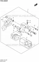 REAR CALIPER voor Suzuki INAZUMA 250 1995