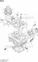 CILINDERKOP voor Suzuki KINGQUAD 400 2010