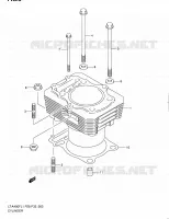 CILINDER voor Suzuki KINGQUAD 400 2011
