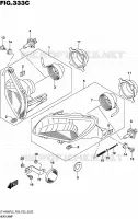KOPLAMP (LT A400FZL5 P28) voor Suzuki KINGQUAD 400 2015