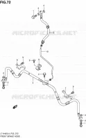 FRONT REMSLANG voor Suzuki KINGQUAD 400 2014