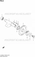 CRANK BALANCER voor Suzuki KINGQUAD 500 2011