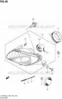 KOPLAMP (LT A500XZL4 P28) voor Suzuki KINGQUAD 500 1992