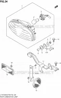 TAIL LIGHT ASSY voor Suzuki KINGQUAD 750 2010