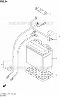 ACCU voor Suzuki KINGQUAD 750 2012