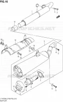 GELUIDDEMPER voor Suzuki KINGQUAD 750 2012