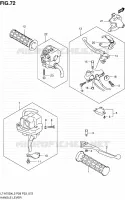 HANDGRIPS   LEVERS voor Suzuki KINGQUAD 750 2012
