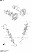 NOKKENAS   VALVES voor Suzuki KINGQUAD 750 2012