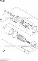 STARTMOTOR voor Suzuki KINGQUAD 750 2012