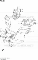 VOORBUMPER   KOPLAMPHUIS (LT A750XZL2 P28) voor Suzuki KINGQUAD 750 2012
