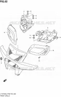 VOORBUMPER   KOPLAMPHUIS (LT A750XZL2 P33) voor Suzuki KINGQUAD 750 2012