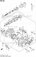 AANDRIJFAS (AVANT) voor Suzuki KINGQUAD 750 2012