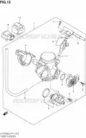 GASKLEPHUIS voor Suzuki KINGQUAD 750 2012