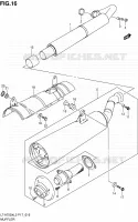 GELUIDDEMPER voor Suzuki KINGQUAD 750 2012
