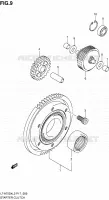 STARTMOTOR CLUTCH voor Suzuki KINGQUAD 750 2012