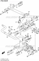 ACHTERWIELOPHANGING ARM voor Suzuki KINGQUAD 750 2016