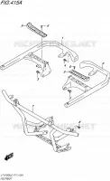 FOOTREST voor Suzuki KINGQUAD 750 2016