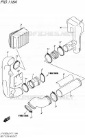 LUCHTKANAALRIEM voor Suzuki KINGQUAD 750 2016