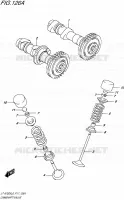 NOKKENAS   VALVES voor Suzuki KINGQUAD 750 2016