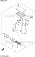 FRONT HOOFDREMCILINDER voor Suzuki KINGQUAD 750 2016