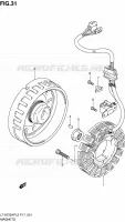 ONTSTEKING voor Suzuki KINGQUAD 750 2012