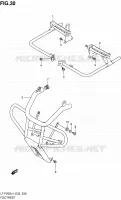 FOOTREST voor Suzuki OZARK 250 1992