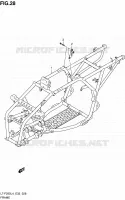 FRAME voor Suzuki OZARK 250 1992