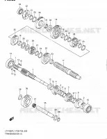 TRANSMISSION (1) voor Suzuki KINGQUAD 400 2011