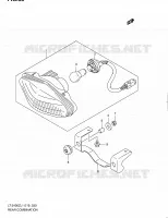 TAIL LIGHT ASSY voor Suzuki QUADSPORT 400 2011