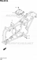 FRAME voor Suzuki QUADSPORT 50 1992