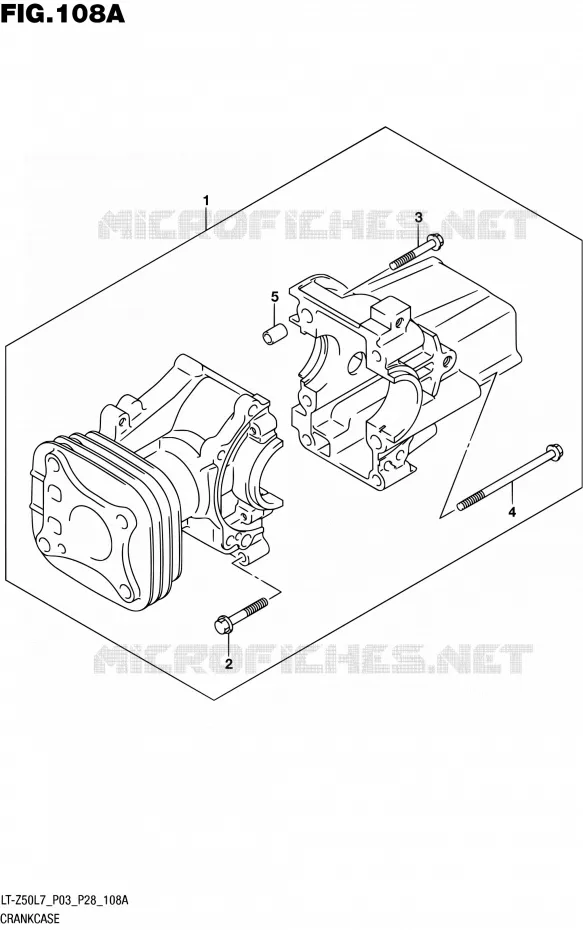 CASING Suzuki QUAD 50 QUADSPORT 2017  LT-Z50 L7 (P03,P28,P33)