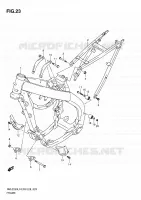 FRAME voor Suzuki RM-Z 250 2010
