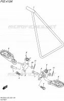 FOOTREST voor Suzuki RM-Z 250 1992