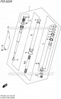 RECHTSVOORVORK  voor Suzuki RM-Z 250 1992