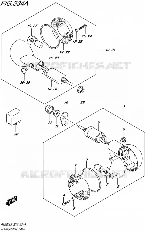 INDICATOREN Suzuki MOTO 200 VAN-VAN 2016  RV200 L6 (E02)