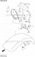 HEADLIGHT BOWL voor Suzuki VAN-VAN 200 2016