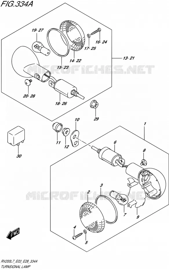 INDICATOREN Suzuki MOTO 200 VAN-VAN 2017  RV200 L7 (E03,E28)