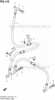 FRONT REMSLANG (SFV650L4 E28) voor Suzuki GLADIUS 650 2014
