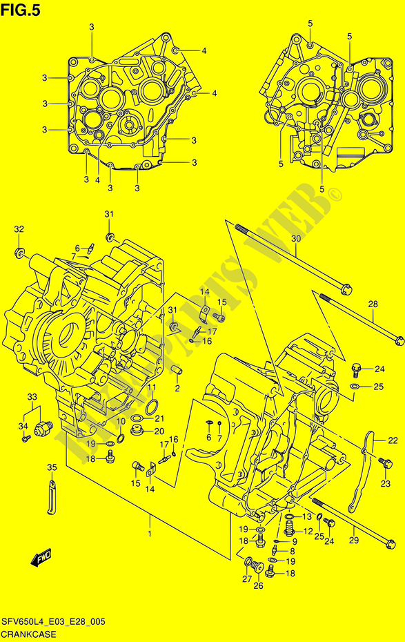 CASING voor Suzuki GLADIUS 650 2014