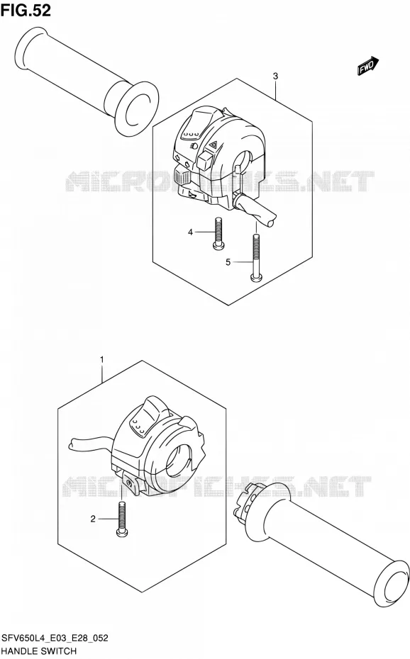 SCHAKELAARS Suzuki MOTO 650 GLADIUS 2014  SFV650A L4 (E03,E28,E33)