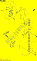 ACHTER HOOFDREMCILINDER (SFV650UL4 E21) voor Suzuki GLADIUS 650 2014